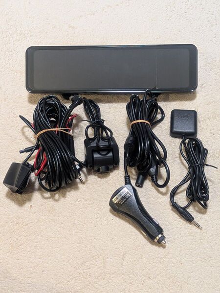 【使用期間半年】ミラー型ドライブレコーダー 前後2カメラ 2.5k撮影 GPS jado T860-1