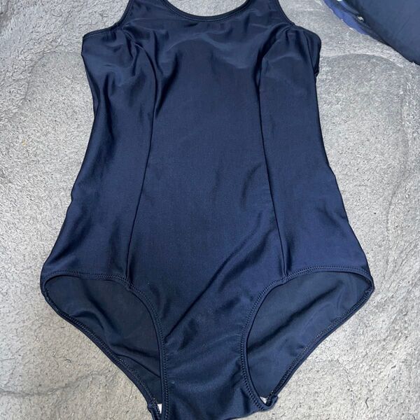 女の子 スイミングスクール 水着 ネイビー170cm