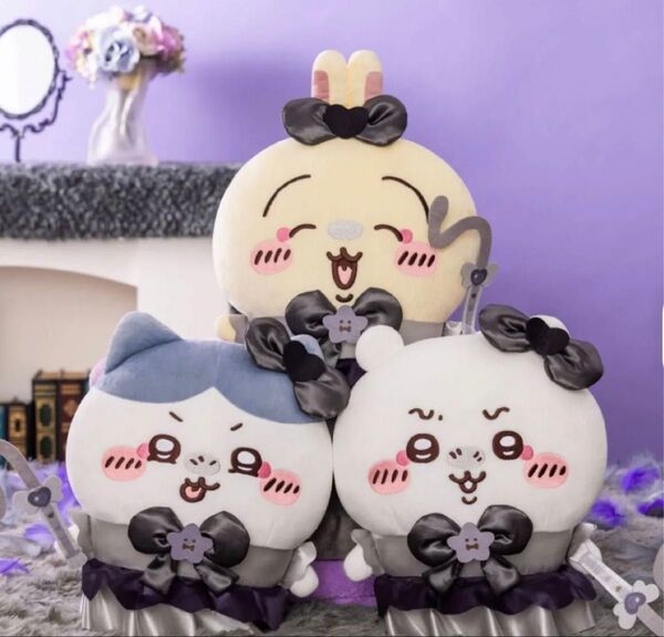 【新品タグ付き】超まじかるちいかわ 悪いバージョンだBIGぬいぐるみ ちいかわ ハチワレ うさぎ セット