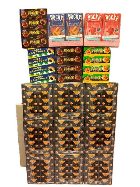 お菓子詰め合わせ 126点 チョコあんぱん90 ポッキー20 パイの実16