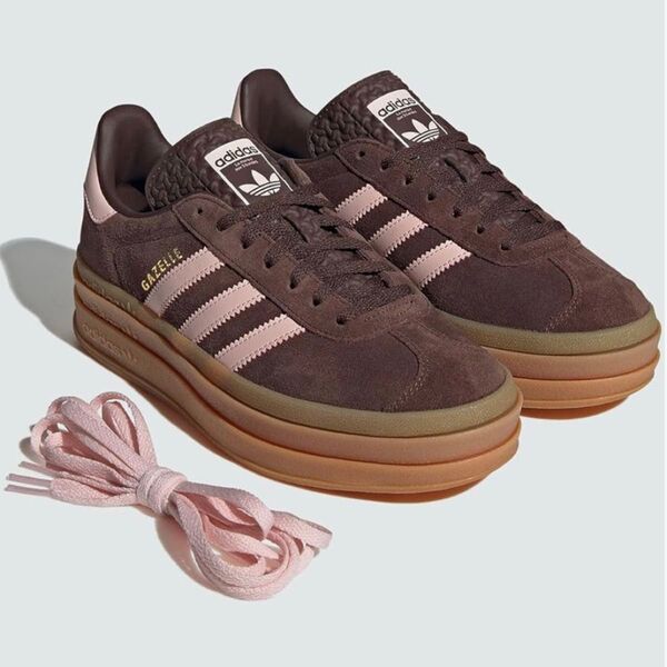 adidas GAZELLE BOLD W アディダス スニーカー ブラウン