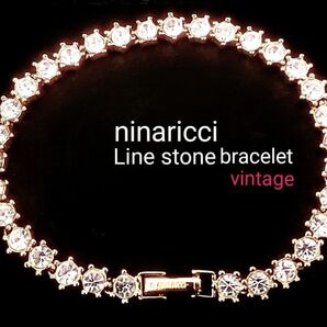 ★vintage★【正規品】NINA RICCI Linestorne bracelet 新品同様ニナリッチブレスレット