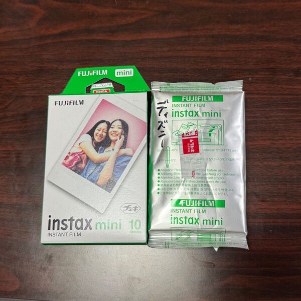 FUJIFILM instax mini チェキフィルム 20枚 ディズニー ノーマル