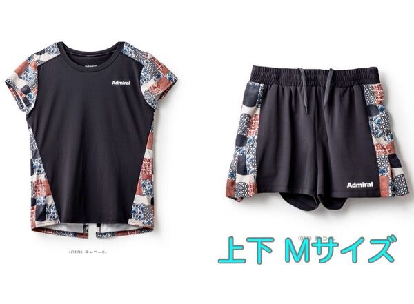 Admiral テニスウェア Tシャツ ショートパンツセット セットアップ M アドミラル 上下セット