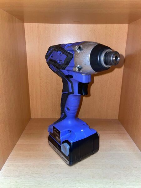 HiKOKI(ハイコーキ) 14.4V コードレスインパクト ドライバ ブルー バッテリ2本・充電器・ケース付 FWH14DGL