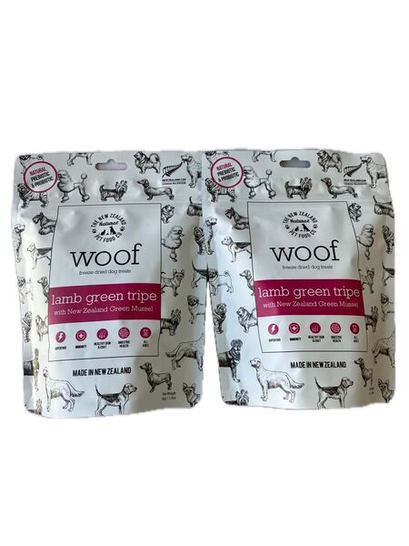 woof ワフ ラムグリーントライプwith緑イ貝 2袋