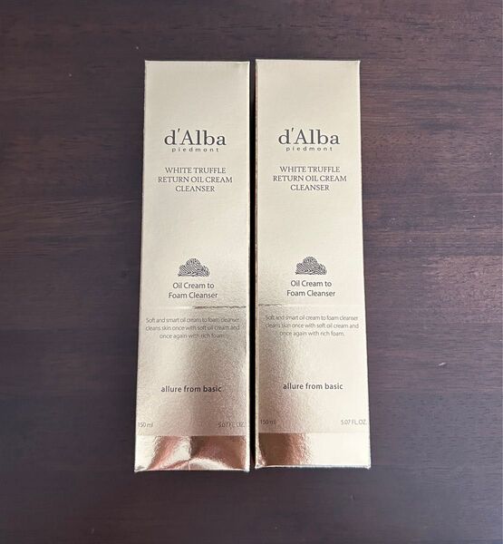 d'Alba ダルバ ホワイトトリュフ リターン オイル クリーム クレンザー