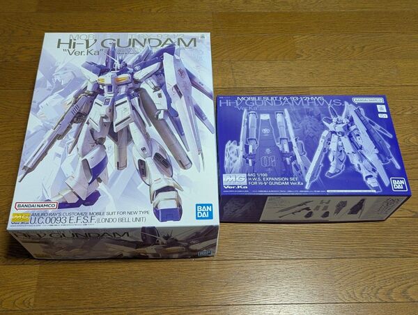 MG RX-93-ν2 Hi-νガンダム Ver.Ka & MG Hi-νガンダムVer Ka用 HWS拡張セット 2点セット