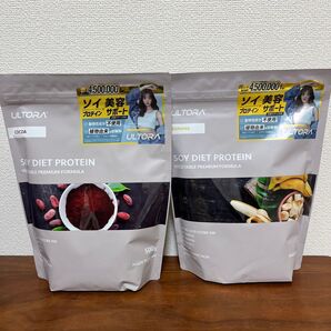ULTORA ウルトラ プロテイン ココア 風味 バナナ 風味 各500g