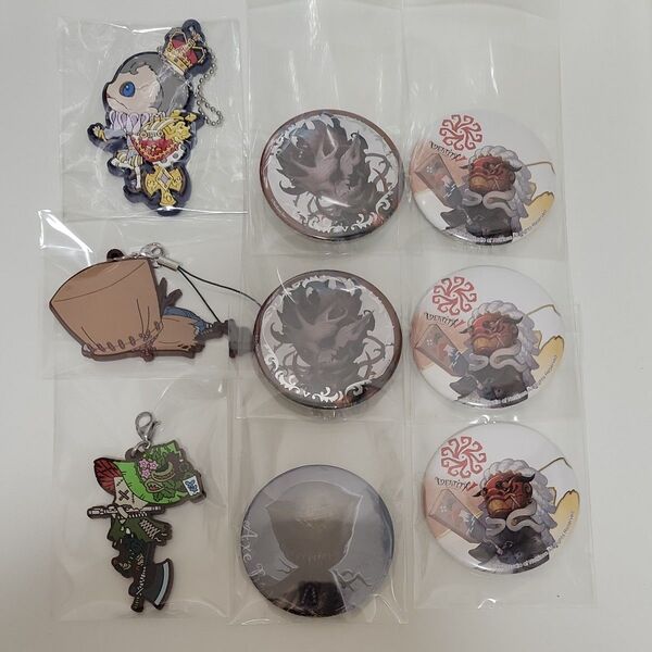 IdentityV 第五人格 泣き虫 ロビーホワイト 缶バッジ アクリルキーホルダー まとめ売り