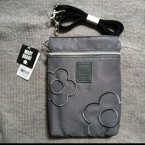 sale 新品 MARY QUANT マリークヮント スマホショルダー グレー
