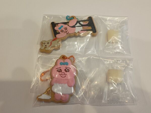 【未開封】おぱんちゅうさぎ クッキーチャームコット 2種セット