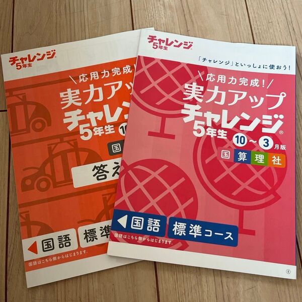 チャレンジ5年生 実力アップ 10〜3月版 標準コース