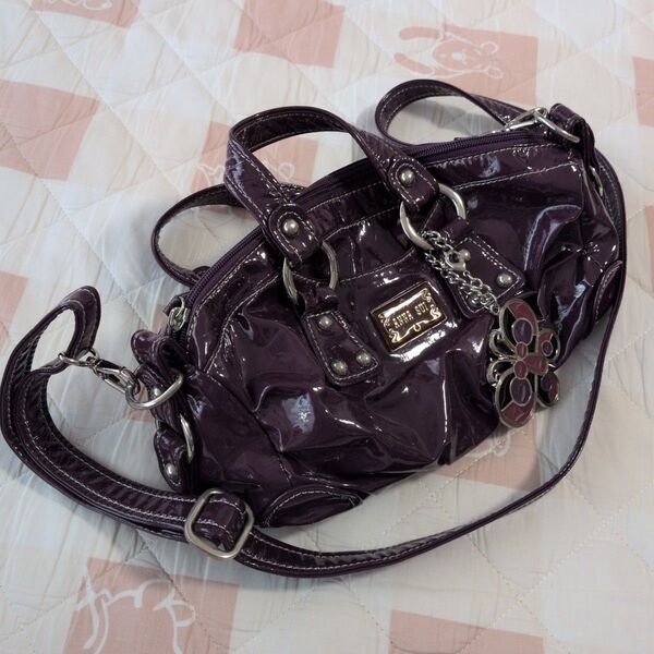 ANNA SUI パープル ショルダーバッグ アナスイ