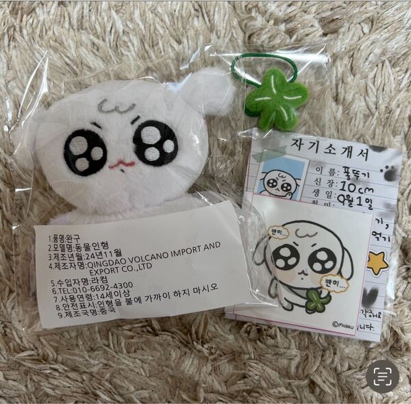 新品BTS ジョングク モックニム ポントゥギぬいぐるみ 10㎝
