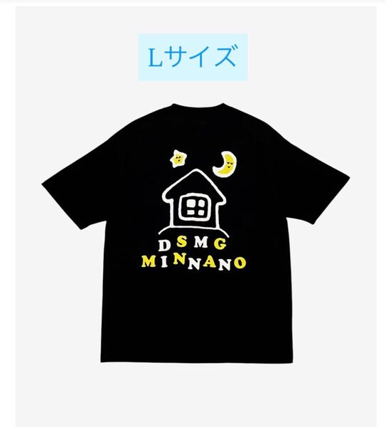 minnano DSMG T-SHIRT EDITGood Night Teeミンナノ tシャツ Tee black Lサイズ