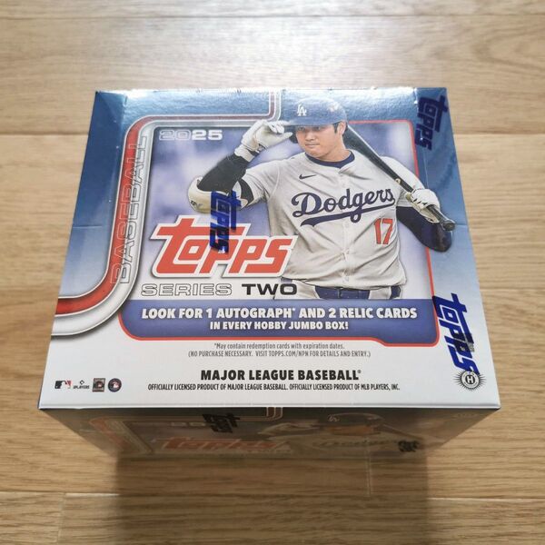 シュリンク未開封 2025 Topps Series 2 Baseball Hobby Jumbo Box トップス 大谷翔平
