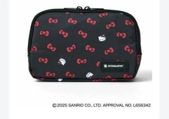 雑誌付録 ARTISAN&ARTIST* × HELLO KITTY 一番人気の型をリモデル! 才色兼備なコスメポーチ