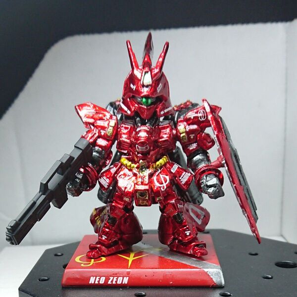 ガンダムコンバージ サザビー CONVERGE リペイント メタリックレッド