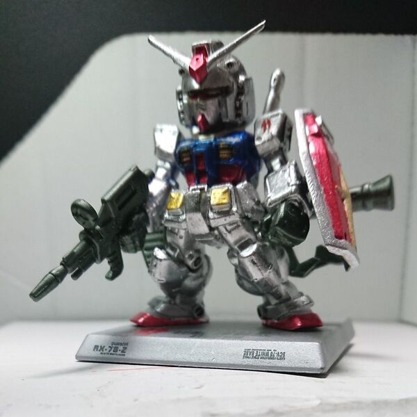 ガンダムコンバージ ガンダム メタリック塗装 CONVERGE GUNDAM FW