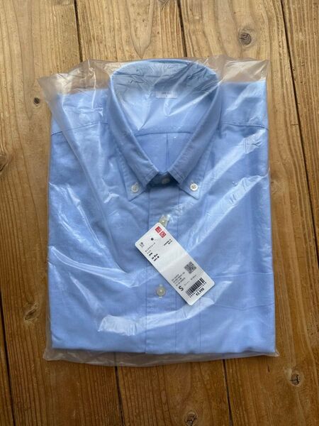 UNIQLO ユニクロ オックスフォードシャツ Sサイズ ブルー 長袖 ブルー系
