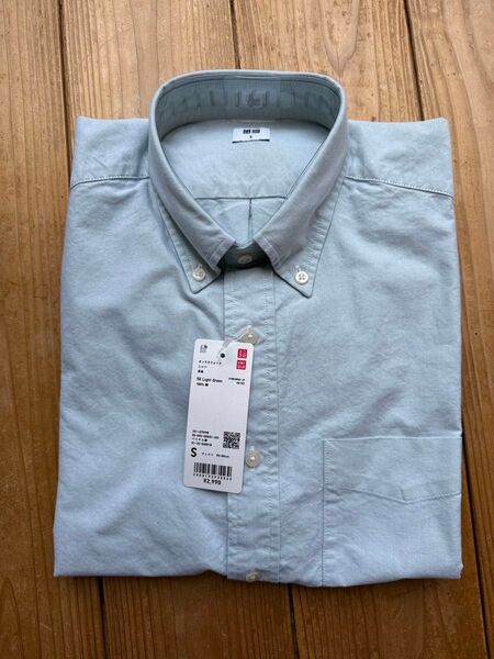 UNIQLO ユニクロ オックスフォードシャツ Sサイズ ライトグリーン