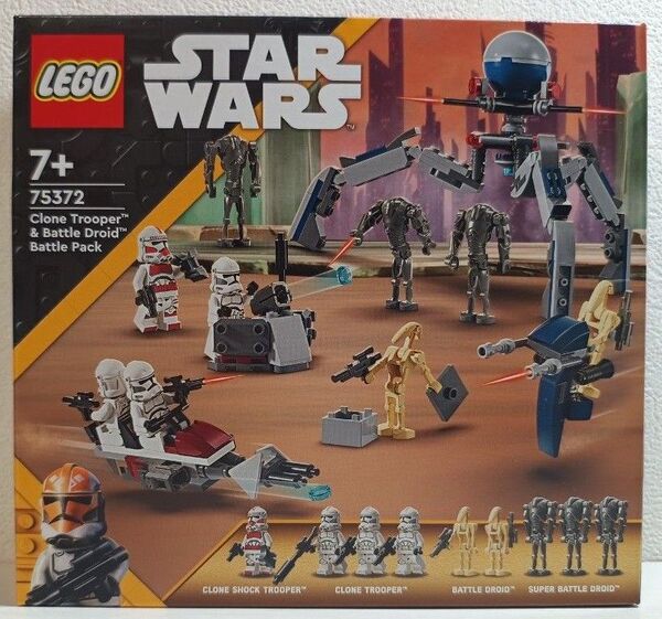 レゴ 未使用・未組立【クローン・トルーパーとバトル・ドロイド バトルパック】スター・ウォーズ 75372