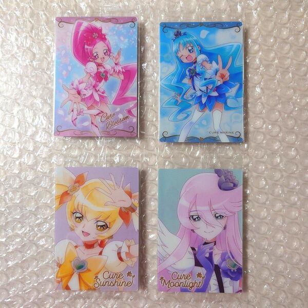 プリキュアカードウエハース ハートキャッチプリキュア キュアマリン キュアブロッサム キュアサンシャイン キュアムーンライト