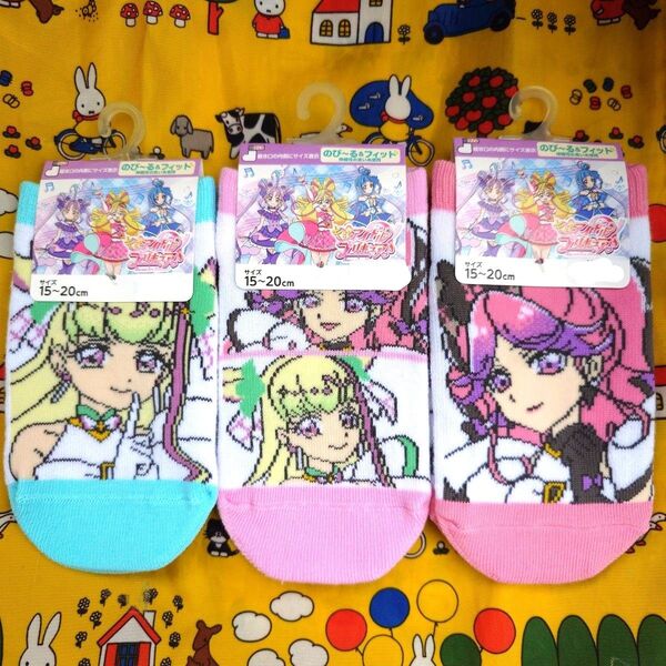 靴下 ソックス キミとアイドルプリキュア 女の子 キュアズキューン キュアキッス キミプリ