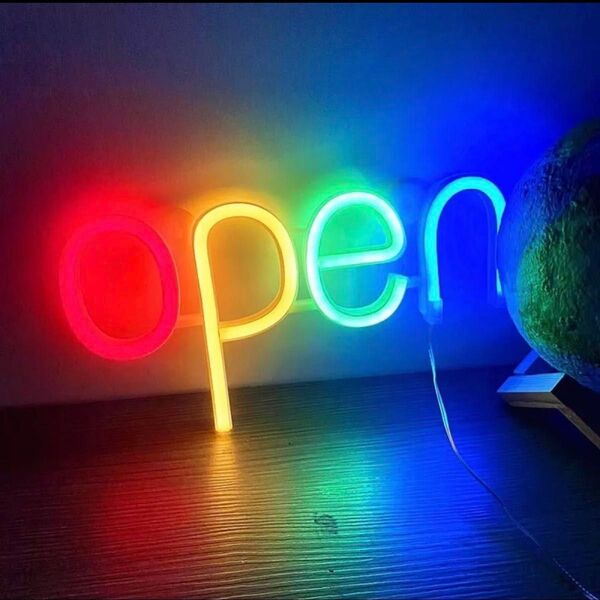 LEDネオンライト OPEN 看板 店舗 インテリア ネオンサイン アメリカン