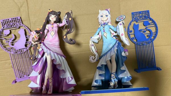 中古 ショコラ バニラ 華ロリVer. 「ネコぱら」 1/7スケールフィギュア 完成品 美少女 箱なし