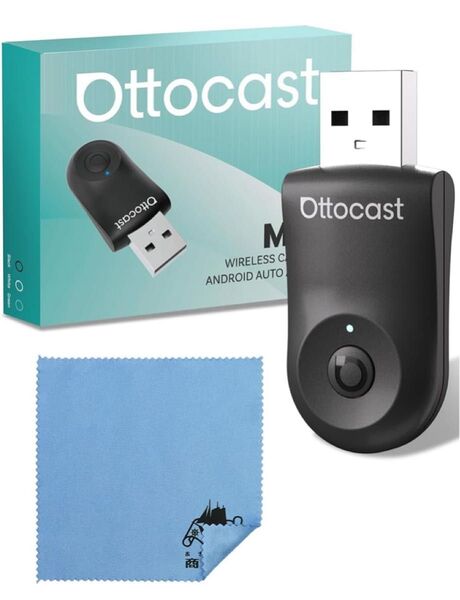 【正規品】OTTOCAST オットキャスト Mini ワイヤレスCarPlay&Android Autoアダプター ワイヤレス