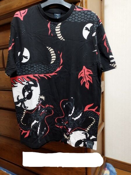 PUMAプーマ半袖Tシャツ × ステイプル24SS AOPコラボ M