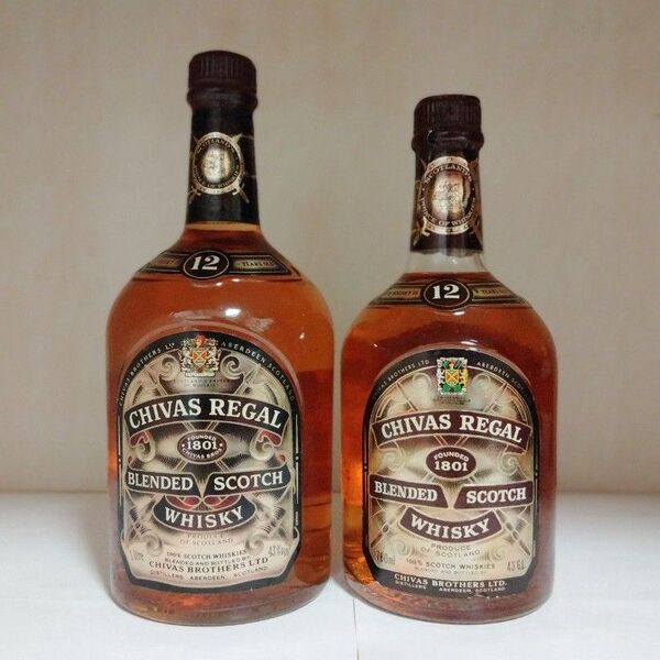 シーバスリーガル 12年 特級 オールドボトル 2本セット(1000ml/760ml)