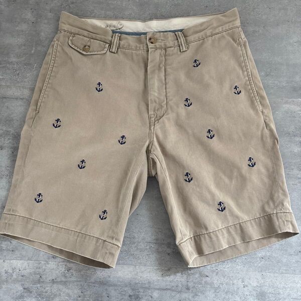POLO RALPH LAUREN 総柄 チノショーツ ショートパンツ W30
