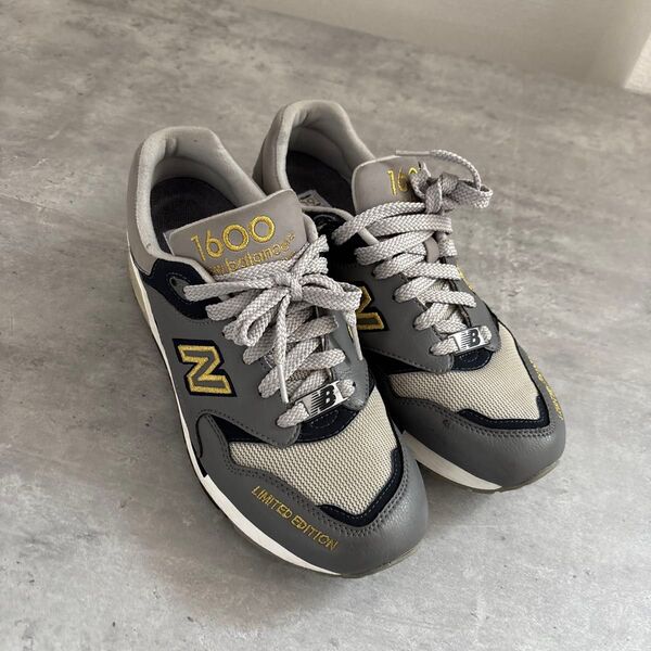 New Balance 1600 スニーカー グレー/ブラック