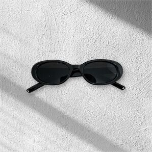 ジェントルモンスター似 y2k black sunglasses サングラス アイウェア BLK即日発送!
