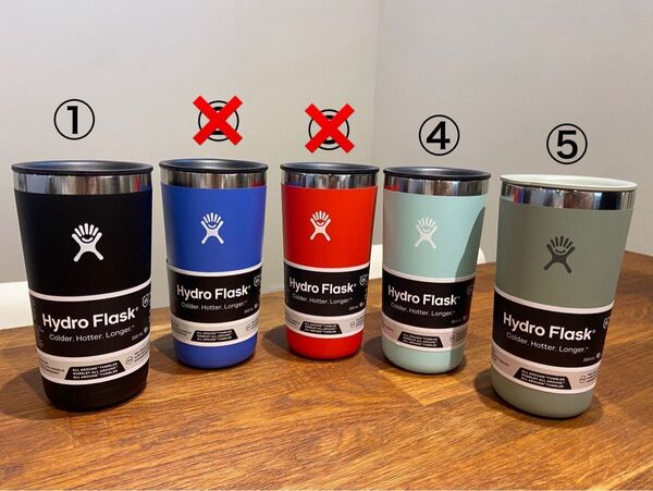 Hydro Flask 12oz 354ml All Around Tumbler 2個選択 ハイドロフラスク タンブラー ペア2