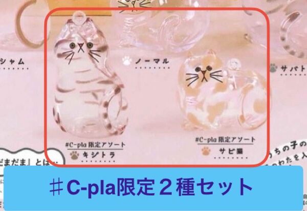 うちの子のけだまだま #C-pla限定 2種セット キジトラ サビ猫 ガチャ