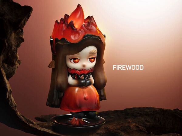 POPMART CHAKA Light Sprite FIRE WOOD ポップマート