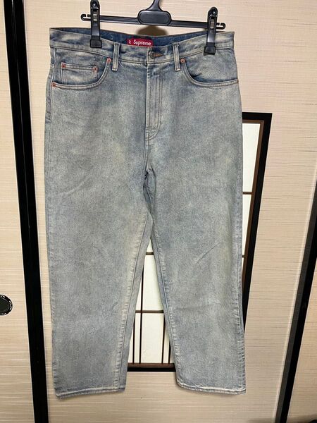 Supreme Baggy Jean "Dirty Indigo" (23SS) バギージーンズ サイズ32