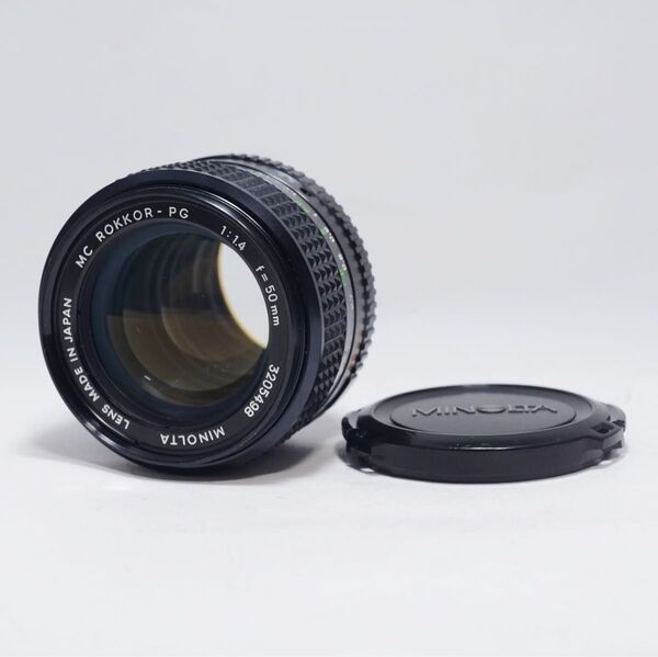 MINOLTA MC ROKKOR PG 50mm f1.4 単焦点レンズ