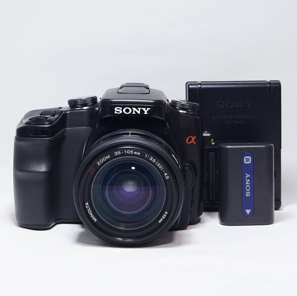 美品 動作確認済み SONY α100 DSLR-A100 35-105mm レンズセット