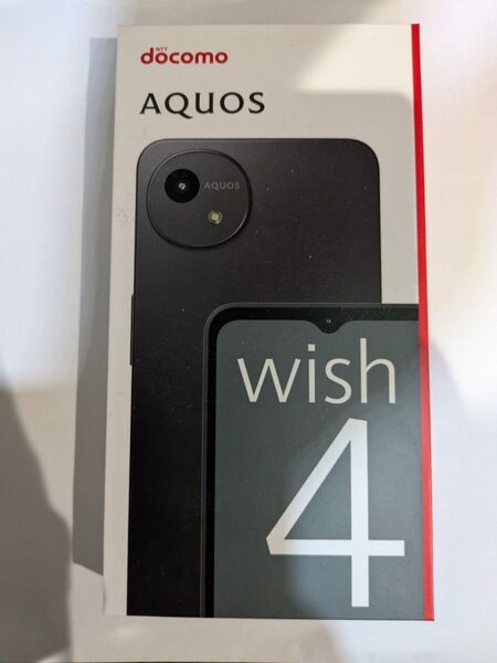 AQUOS wish4 SH-52E ドコモ ブラック SIMフリー SHARP