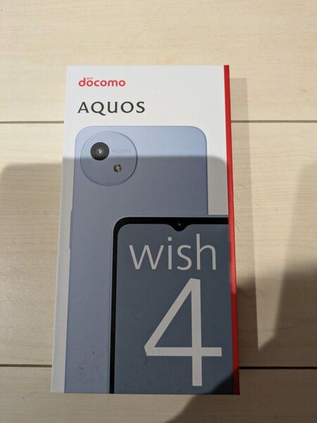 AQUOS wish4 ブルー SH-52E SHARP シャープ SIMフリー