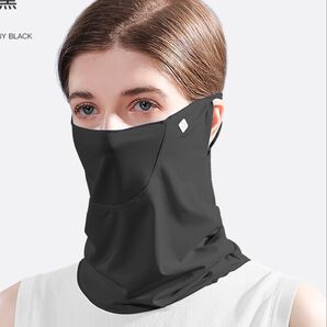 UV クール フェイスマスク 夏用 冷感 マスク フェイスカバー ネックカバー UVカット ランニング バイク スポーツ
