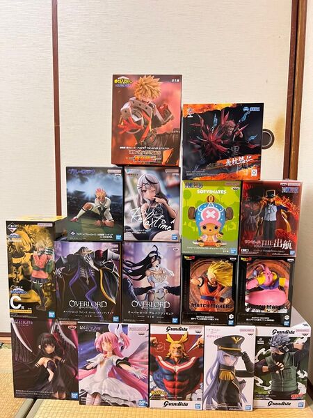 フィギュアセット 一番くじヒロアカドラゴンボールまどマギオーバーロードホロライブ
