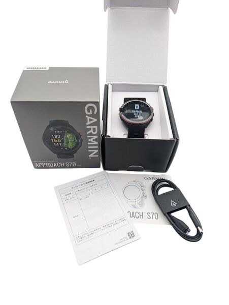 GARMIN Approach ガーミン アプローチ S70 47mm ブラック GPS距離計 GPSナビ ゴルフ スポーツ