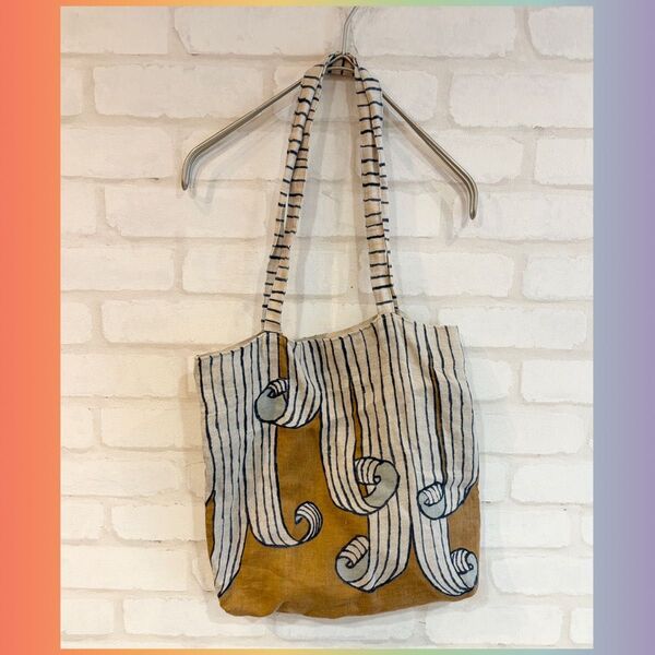 ハンドメイド★ バッグ ミナペルホネン生地使用 swing トート ショルダーバッグ