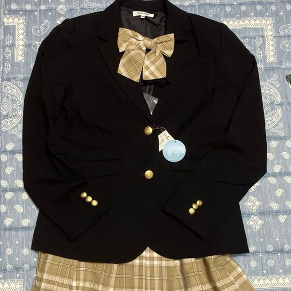 グローバルワーク ジャケット、スカート、リボン3点セット フォーマル 160 レディース S〜M程度 JK 制服 新品未使用